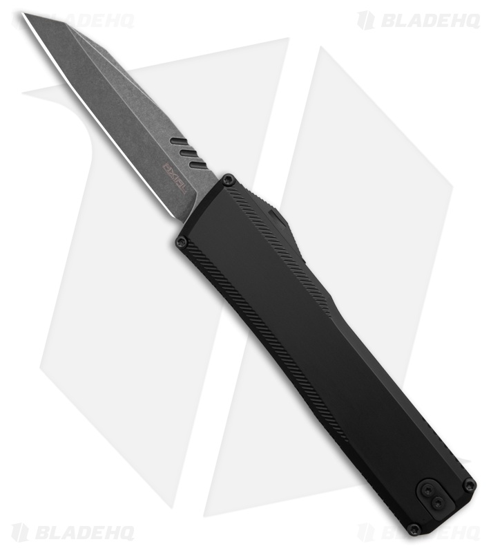 Axial Shift MagnaCut D/A OTF Automatic Knife Black Aluminum (3.5" Blackwash)