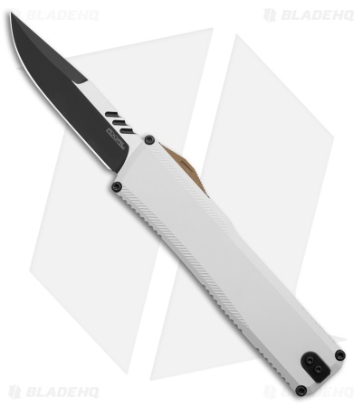 Axial Shift V3 Clip Point OTF Automatic Knife Hidden White Al (3.5" Two-Tone)