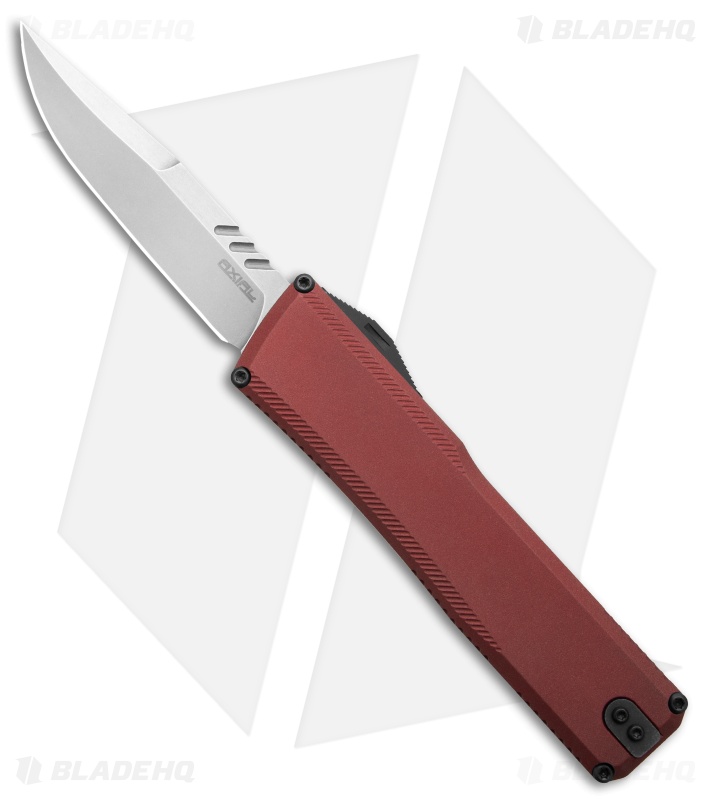 Axial Shift V3 D/A Clip Point OTF Automatic Knife Crimson Aluminum (3.5" SW)