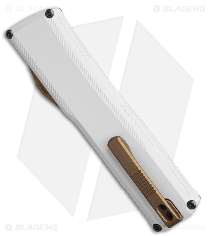Axial Shift V3 Clip Point OTF Automatic Knife Hidden White Al (3.5" Two-Tone)