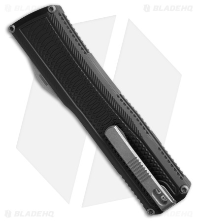 Axial Shift V3 D/A Clip Point OTF Automatic Knife Black Arc Aluminum (3.5" SW)