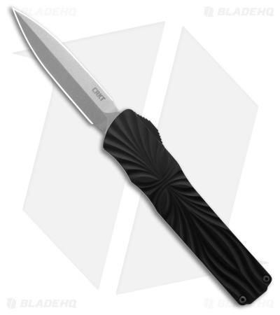 CRKT Twist Tighe D/A MagnaCut OTF Knife Rose Quartz CF (2.65" SW) A1102*DISC*