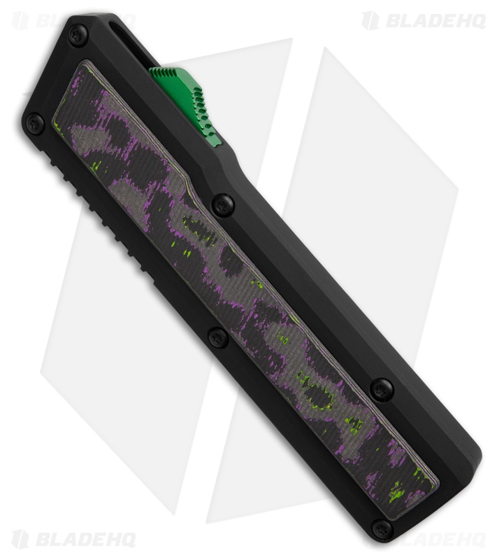 Chaves Dissident OTF Knife | Black Aluminum/Joker CF | M390