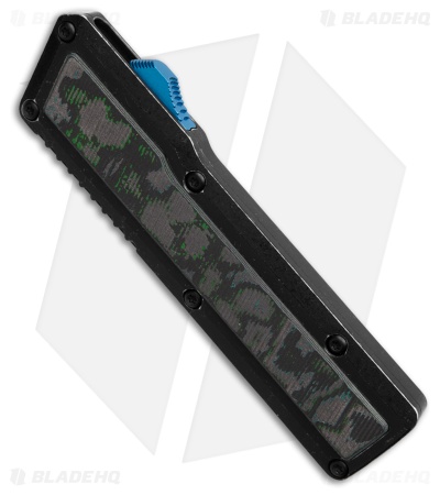 Chaves Dissident OTF Tanto Knife Black Battleworn Al/Kelp Carbon Fiber (3.8" SW)