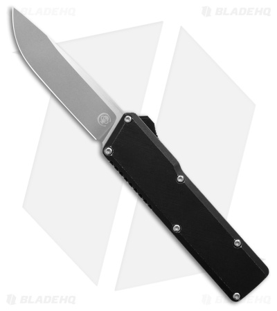 Chaves Dissident OTF DP Knife Black Crosshatch Aluminum (3.7" Stonewash)