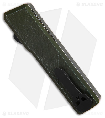 Chaves Dissident OTF DP Knife OD Green Crosshatch Aluminum (3.7" Stonewash)