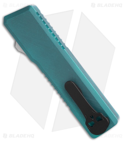 Chaves Dissident OTF Drop Point Knife Blue Crosshatch Aluminum (3.7" SW)
