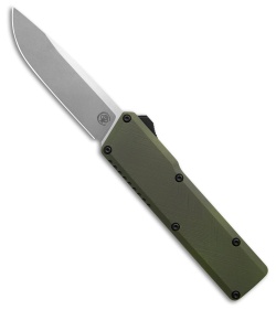 Chaves Dissident OTF Drop Point OD Green Petrified Aluminum (3.7" Two-Tone)