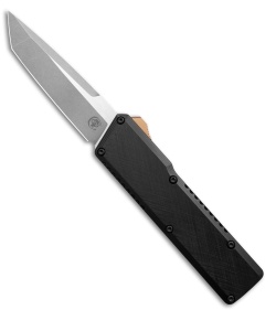 Chaves Dissident OTF Knife Black Steel Tanto (3.8" Stonewash)
