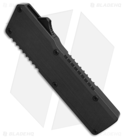 Chaves Dissident OTF Knife Petrified Black Aluminum (3.875" Stonewash)