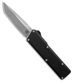 Chaves Dissident OTF Tanto Knife Black Petrified Aluminum (3.7" Two-Tone)
