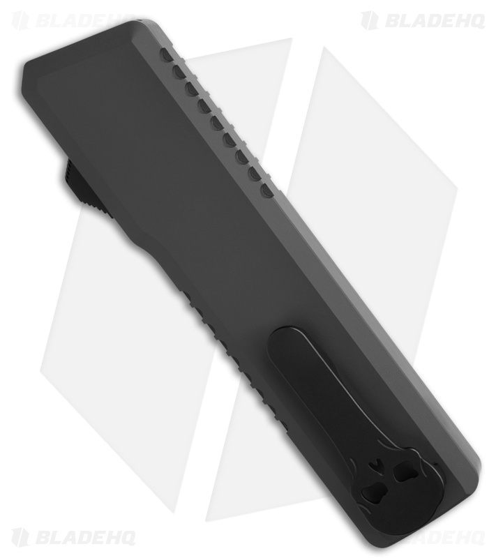 Chaves Dissident OTF Tanto Knife Flat Black Aluminum (3.7" Stonewash)