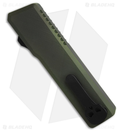 Chaves Dissident OTF Drop Point OD Green Petrified Aluminum (3.7" Two-Tone)