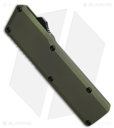 Chaves Dissident OTF Drop Point OD Green Petrified Aluminum (3.7" Two-Tone)