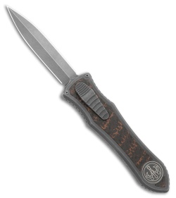 G&G Hawk Custom Deadlock Model C OTF Knife Snakeskin CF/SW Ti (3.5" SW MagnaCut)