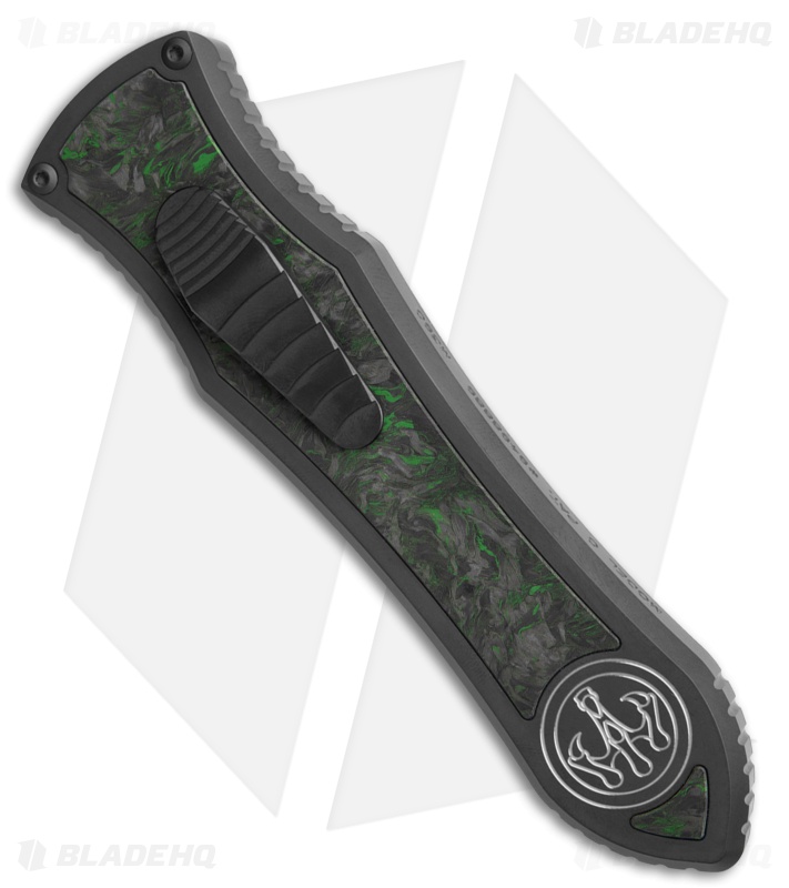 G&G Hawk Custom Deadlock Model C D/A OTF Knife Ti/Jungle Wear CF (3.5" Gray)