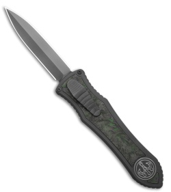 G&G Hawk Custom Deadlock Model C D/A OTF Knife Ti/Jungle Wear CF (3.5" Gray)