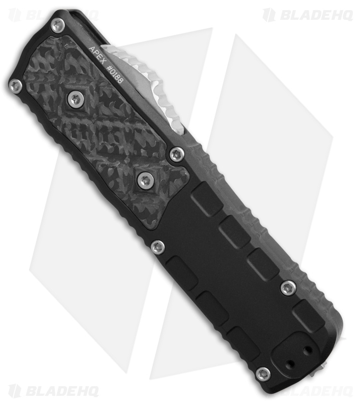 Guardian Tactical APEX S/E OTF Knife Black Al/CF (3.4" Two-Tone MagnaMax)