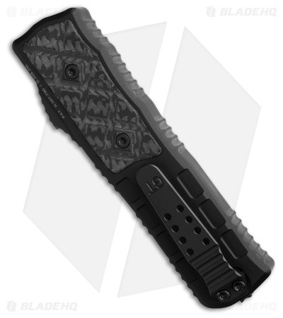 Guardian Tactical APEX S/E OTF Knife Black Al/CF (3.4" Black Serr MagnaMax)