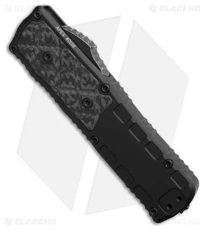 Guardian Tactical APEX S/E OTF Knife Black Al/CF (3.4" Black Serr MagnaMax)
