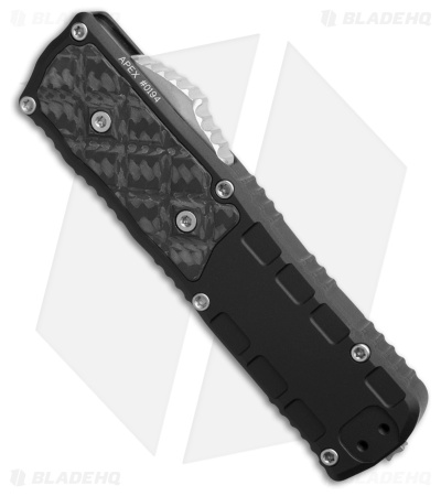 Guardian Tactical APEX S/E OTF Knife Black Al/CF (3.4" SW Serr MagnaMax)