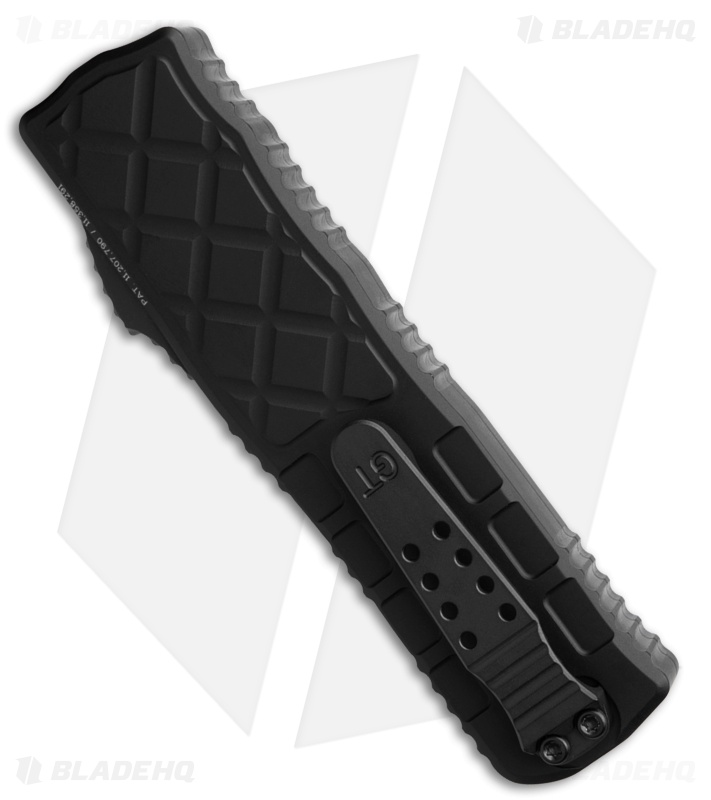 Guardian Tactical APEX S/E OTF Knife Black Aluminum (3.4" Black Serr MagnaCut)
