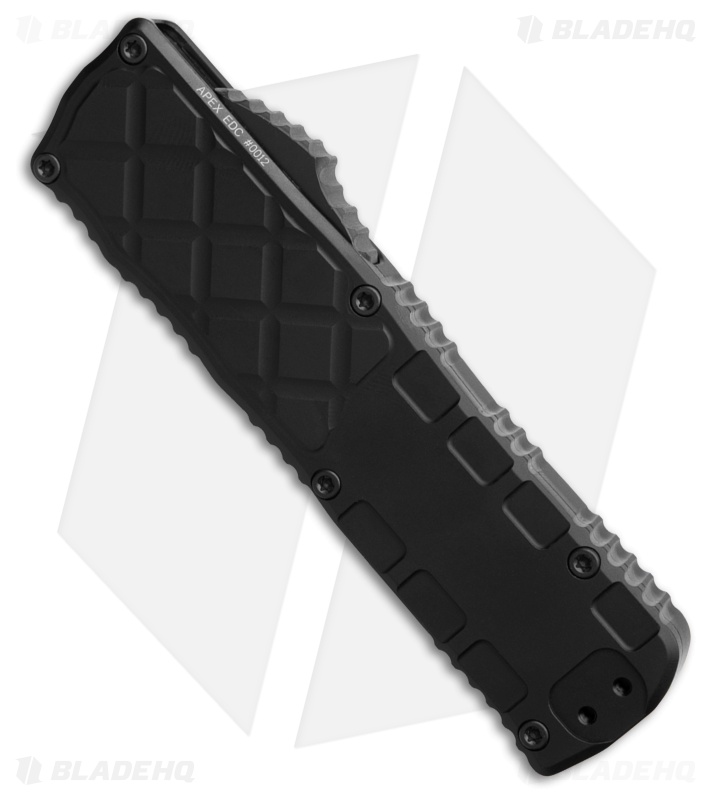 Guardian Tactical APEX S/E OTF Knife Black Aluminum (3.4" Black Serr MagnaCut)