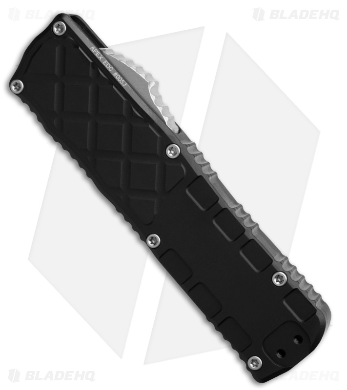 Guardian Tactical APEX S/E OTF Knife Black Aluminum (3.4" SW Serr MagnaCut)