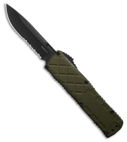Guardian Tactical APEX S/E OTF Knife OD Green Al (3.5" Black Serr MagnaCut)