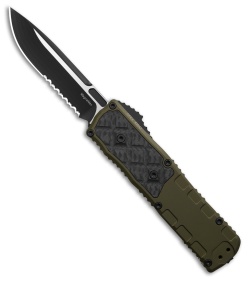 Guardian Tactical APEX S/E OTF Knife OD Green Al/CF (3.5"Two-Tone Serr MagnaMax)