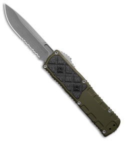Guardian Tactical APEX S/E OTF Knife OD Green Al/CF (3.5" SW Serr MagnaMax)