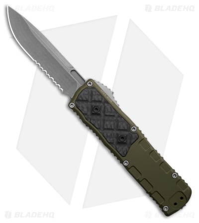 Guardian Tactical APEX S/E OTF Knife OD Green Al/CF (3.5" SW Serr MagnaMax)