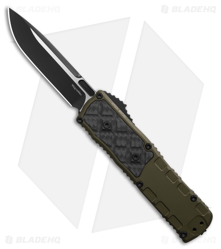 Guardian Tactical APEX S/E OTF Knife OD Green Al/CF (3.5" Two-Tone MagnaMax)