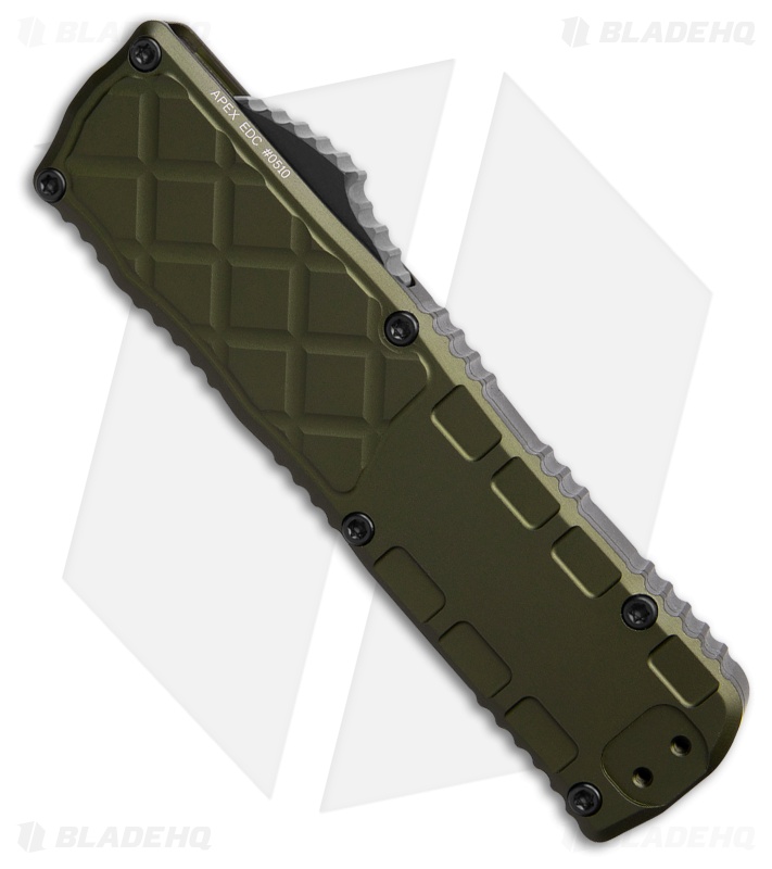 Guardian Tactical APEX S/E OTF Knife OD Green Aluminum (3.5" Black MagnaCut)