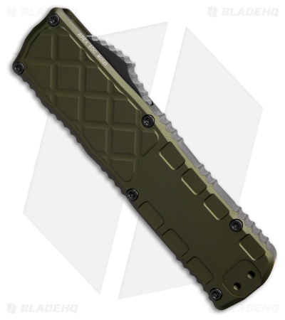 Guardian Tactical APEX S/E OTF Knife OD Green Aluminum (3.5" Black MagnaCut)