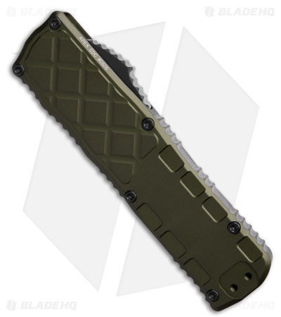 Guardian Tactical APEX S/E OTF Knife OD Green Aluminum (3.5" Two-Tone MagnaCut)