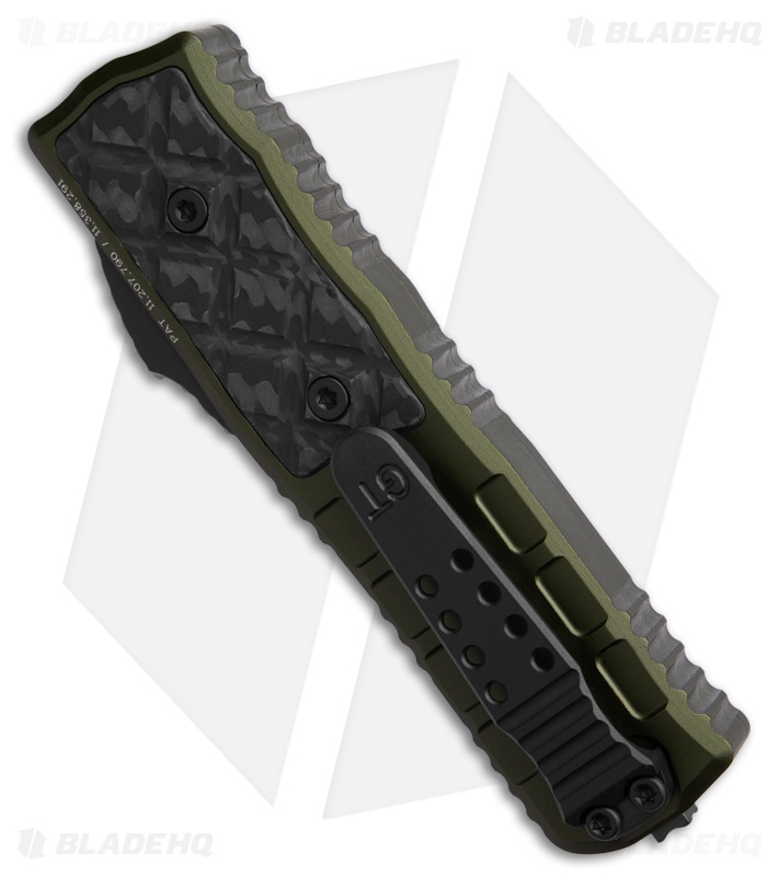 Guardian Tactical Mini APEX S/E OTF Knife OD Green Al/CF (3.13" Black MagnaMax)