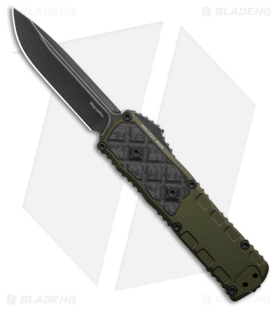 Guardian Tactical Mini APEX S/E OTF Knife OD Green Al/CF (3.13" Dark SW)