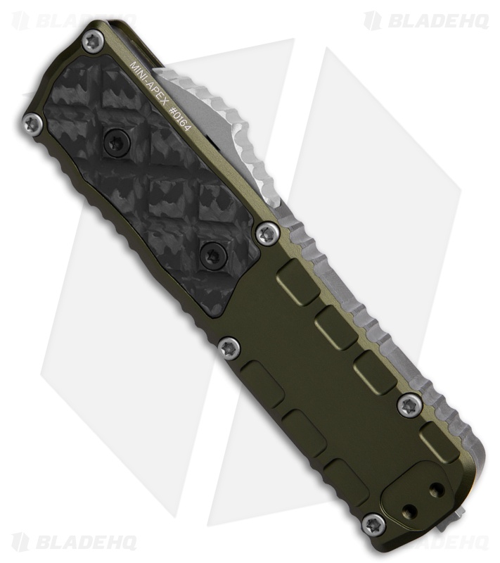 Guardian Tactical Mini APEX S/E OTF Knife OD Green Al/CF (3.13" SW MagnaMax)