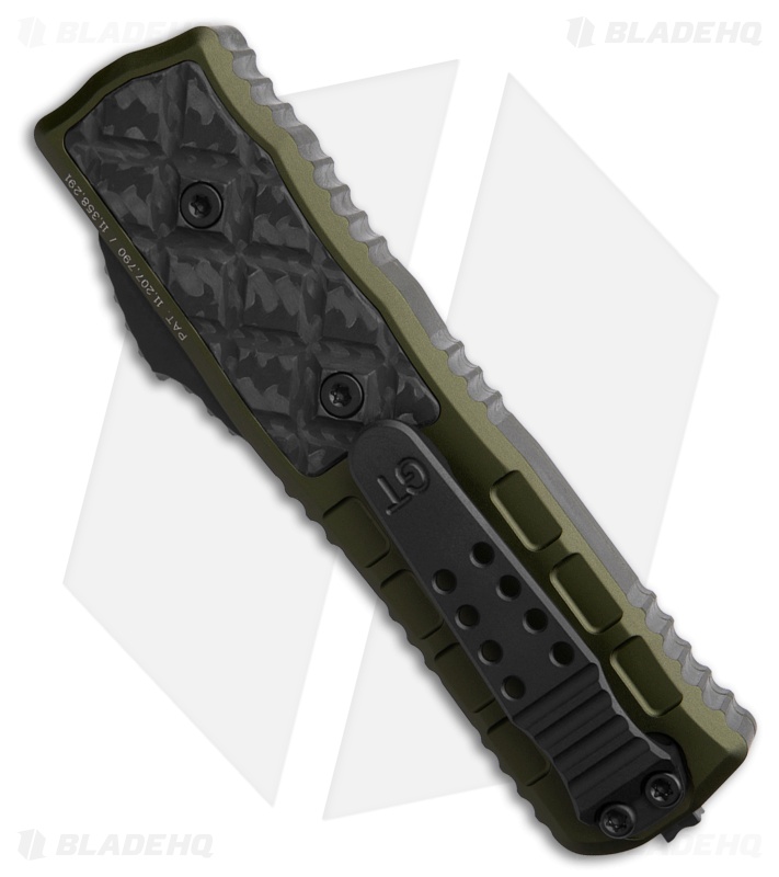 Guardian Tactical Mini APEX S/E OTF Knife OD Green Al/CF (3.13" TT MagnaMax)
