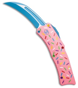 Heretic Knives ROC Dessert Warrior® D/A OTF Automatic Knife (3&quot; Blue) | 228050