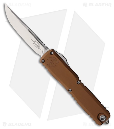 Microtech Ultratech Gen IV S/E OTF Automatic Knife Brown Aluminum (3.5" SW)