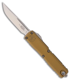 Microtech Ultratech Gen IV S/E OTF Automatic Knife Tan Aluminum (3.5" SW)