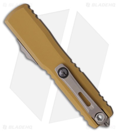 Microtech Ultratech Gen IV S/E OTF Automatic Knife Tan Aluminum (3.5" SW)
