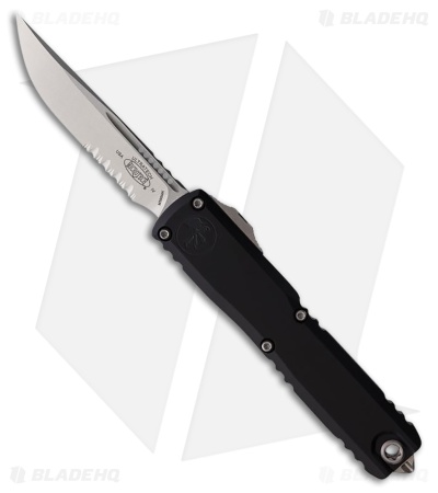 Microtech Ultratech Gen IV S/E OTF Automatic Knife Black Aluminum (3.5" SW Serr)