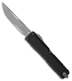 Microtech Ultratech Gen IV S/E OTF Automatic Knife Black Al (3.4" Apoc Serr)