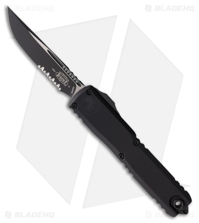 Microtech Ultratech Gen IV S/E OTF Auto Knife Black Aluminum (3.5" Black Serr)