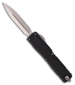 Microtech Ultratech Gen IV D/E OTF Automatic Knife Black Aluminum (3.5" SW Serr)