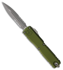 Microtech Ultratech Gen IV D/E OTF Automatic Knife OD Green Al (3.5" Apoc Serr)