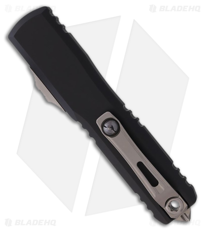 Microtech Ultratech Gen IV D/E OTF Automatic Knife Black Aluminum (3.5" SW Serr)